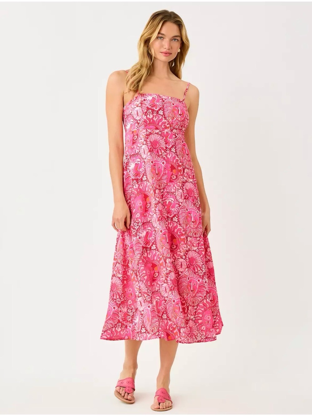 Jorgian Linen Midi Dress

Color: Paradise Punch Jims Stuff (vintage print)